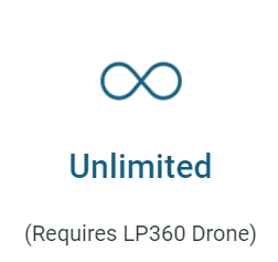 LP360 Drone - Unlimited Size Projects  - Perpetual