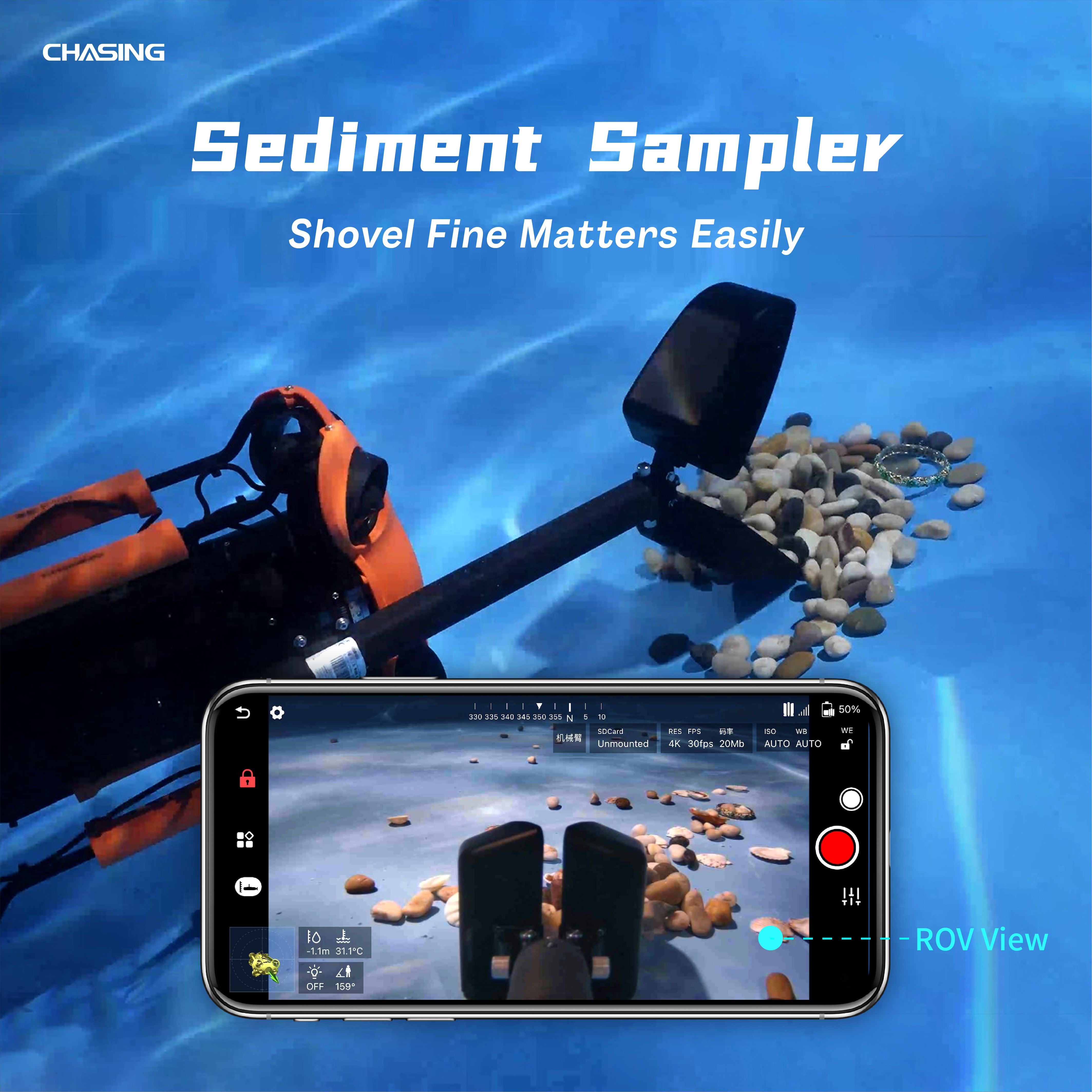 Chasing - M2 Pro Series Grabber Arm 2.0 - Sediment Sampler