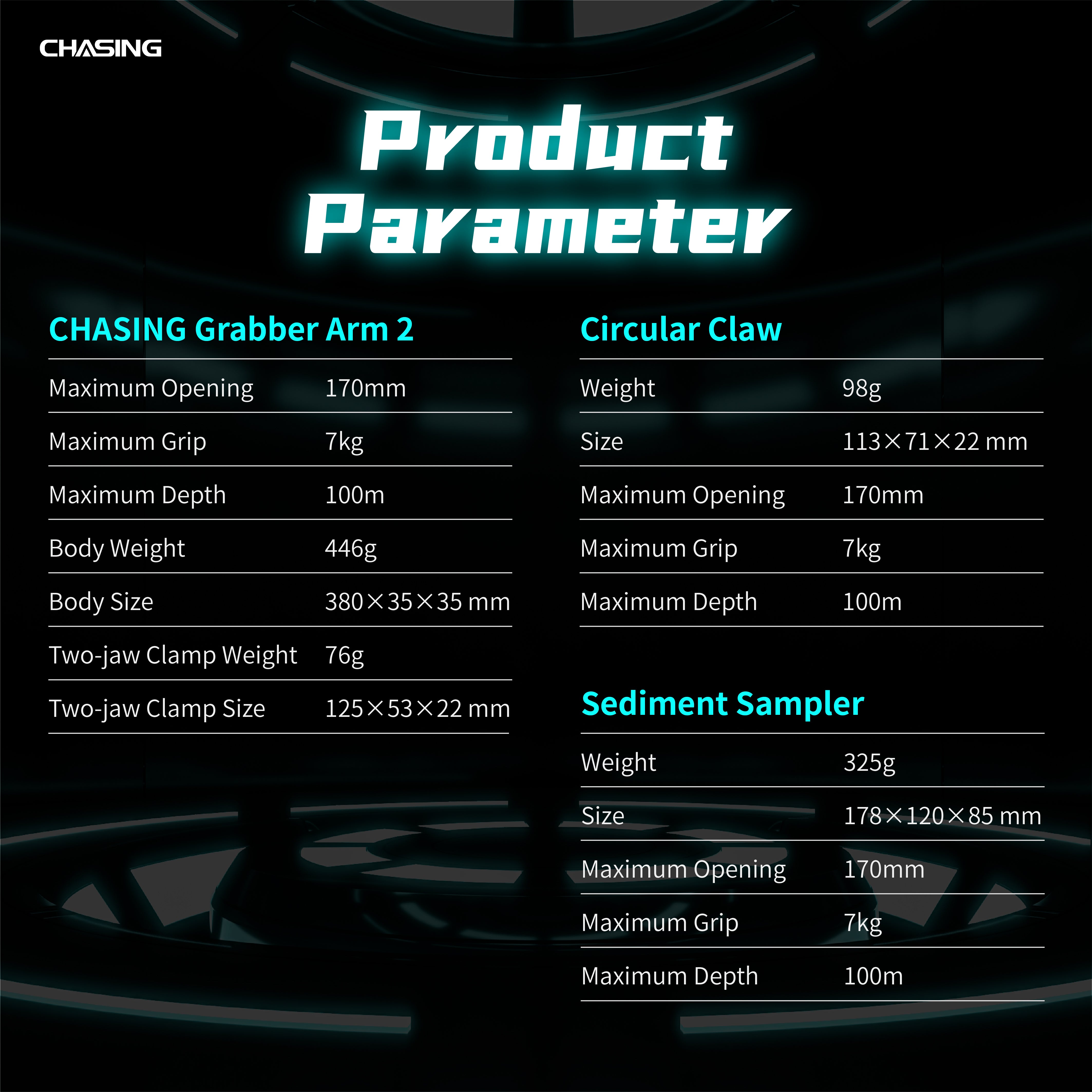 Chasing - M2 Pro Series Grabber Arm 2.0 - Circular Claw